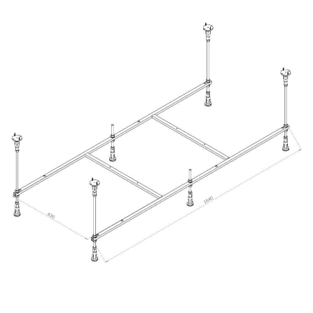 Каркас AM.PM X-Joy 170х75