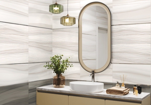 Treise Light New Trend настенная плитка кремовая глянцевая 30х60 см