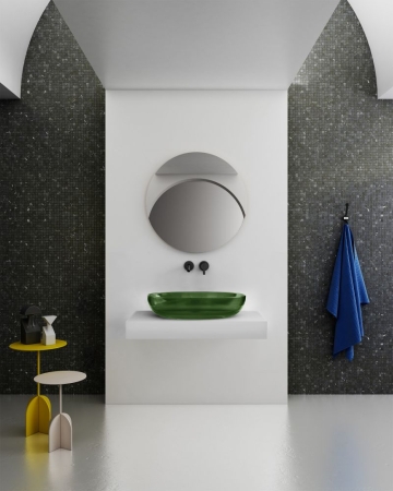 Раковина ABBER Kristall AT2801Emerald 60 зеленая