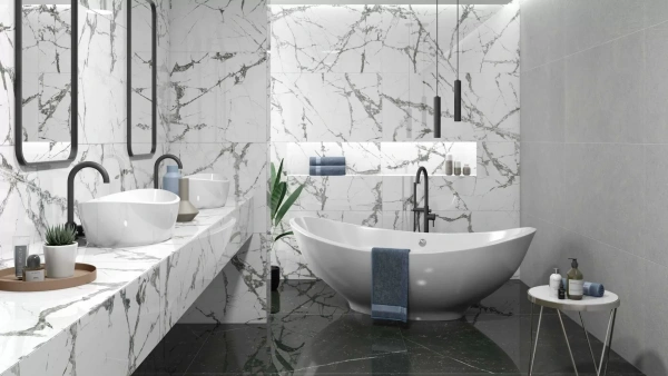 Мозаика MALLA HEX CR LUX ICEBERG WHITE 32,5x22,5