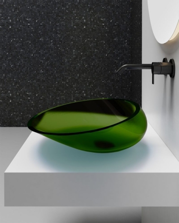 Раковина ABBER Kristall AT2812Emerald 54 зеленая
