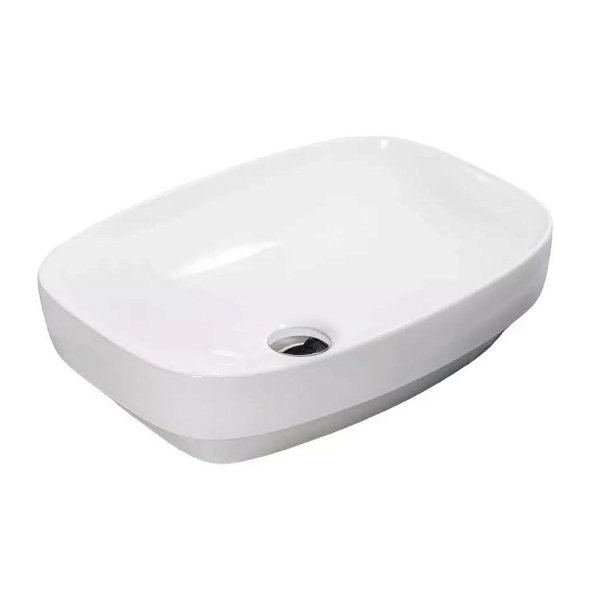 Тумба с раковиной BLACK&WHITE Universe 100 светло-серая