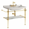 Консоль для раковины KERASAN Waldorf 9196K2oro золото