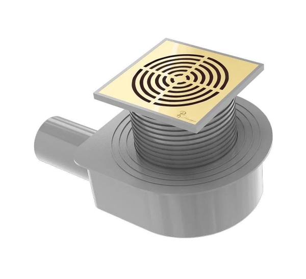 Трап BOHEME Smart Design горизонтальный 10x10 Gold Matt