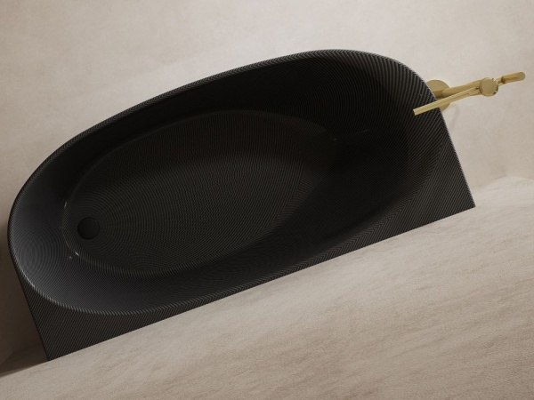 Карбоновая ванна ABBER Karbon AK9004 170x80 черная