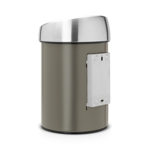 Ведро для мусора BRABANTIA Touch Bin 3 л, платиновый