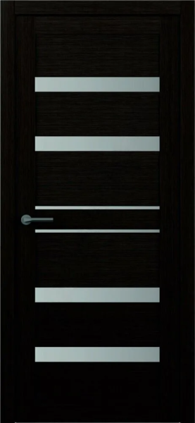 Тренд Т-12 Тренд Дорс дверь межкомнатная EcoTex лиственница темная стекло мателюкс