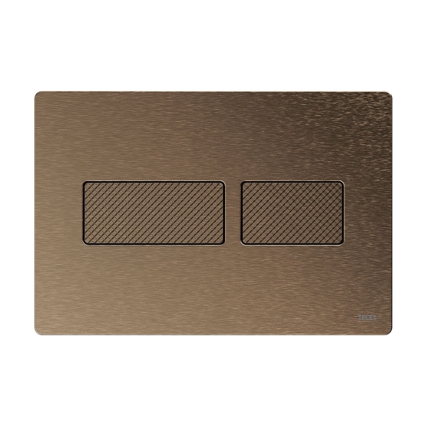 Кнопка смыва TECE TECEsolid 9240435 бронза текстура ромбы