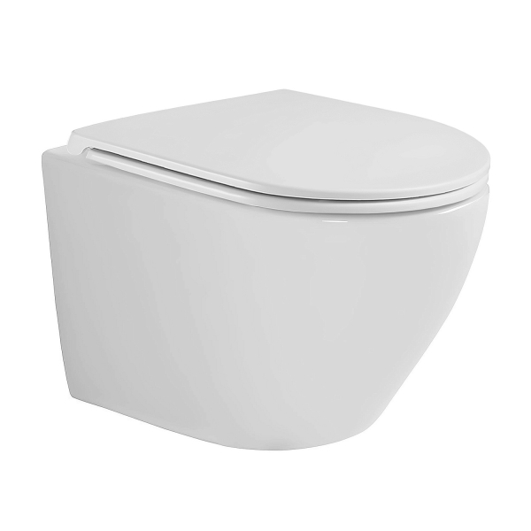 Комплект TONI ARTI TA-01 + Milano торнадо с сиденьем с микролифтом, с клавишей Tocco TA-0063