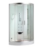 Душевая кабина EAGO EGKPDZ949F8W 100х100х230 с турецкой баней