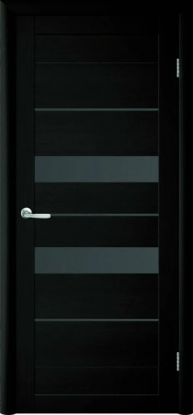 Тренд Т-4 Тренд Дорс дверь межкомнатная EcoTex лиственница темная стекло графитовое