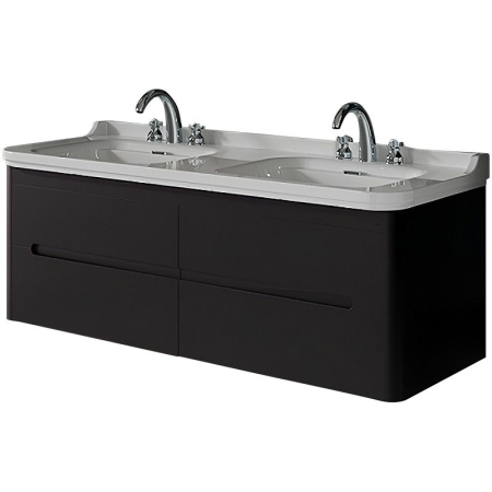 Комплект мебели KERASAN Waldorf 150 черный матовый