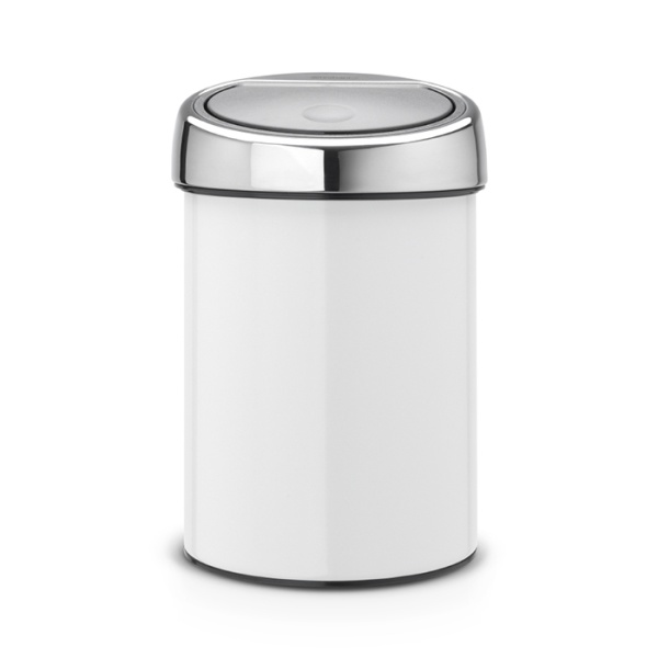Ведро для мусора BRABANTIA Touch Bin 3 л, белый