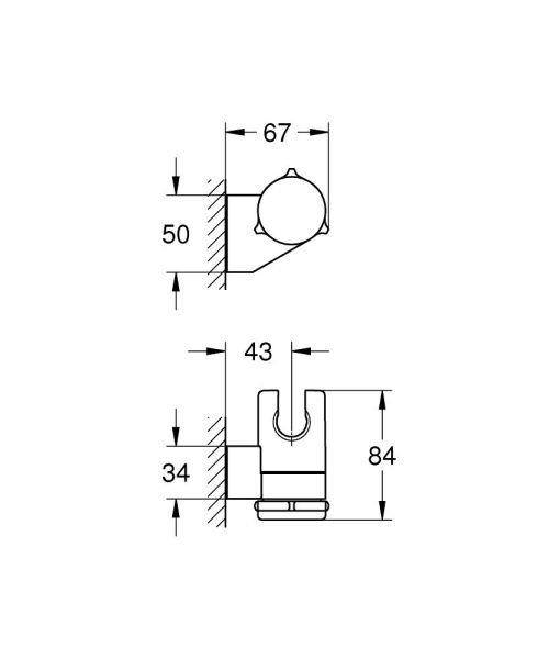 Держатель душа GROHE Tempesta Classic 27595000