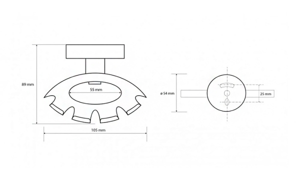 Держатель для зубных щеток BEMETA Dark 104110030