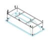 Каркас для ванны CEZARES Metauro corner 180x80