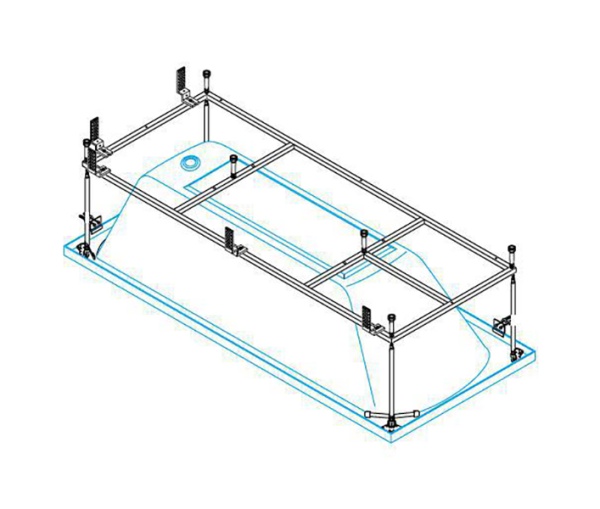 Каркас для ванны CEZARES Metauro corner 180x80