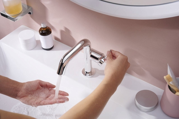 Смеситель для раковины HANSGROHE Tecturis S с донным клапаном 73320000