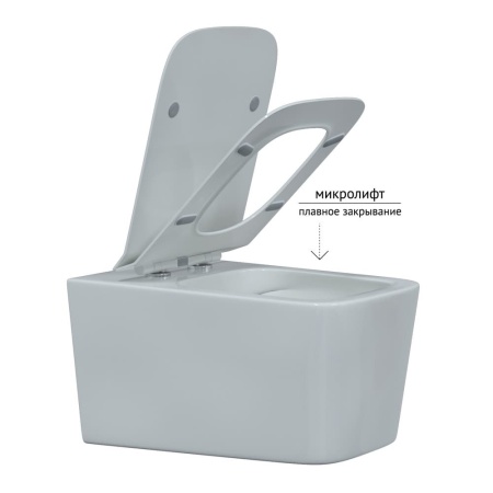 Крышка-сиденье BERGES Floe Slim SO 12103 с микролифтом