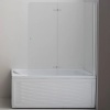 Шторка для ванны AQUANET Beta 122x140