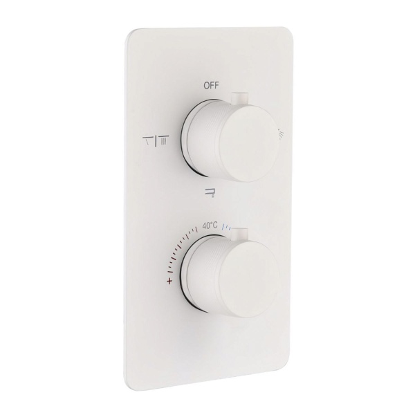 Душевой комплект BOHEME Cell с 3-х режимным термостатом и изливом Fusion 427-MW White Matt