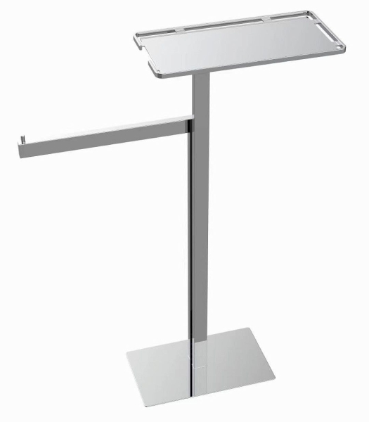 Стойка напольная BOHEME с полкой и полотенцедержателем 10952-CR