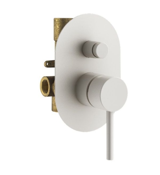 Душевой комплект PLUMBERIA Ixo KITZXO15BO53 белый матовый
