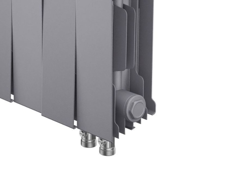 Радиатор ROYAL THERMO PianoForte 200 18С 144/28 НП серебристый матовый