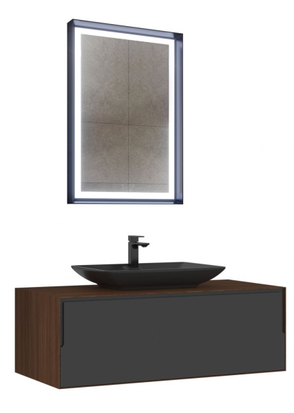 Комплект мебели ORKA Craft 120 орех/антрацит матовый