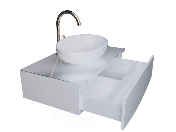 Тумба под раковину 1 MARKA Nega 60 белый