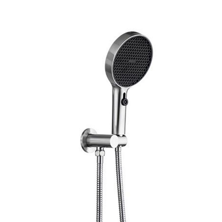 Душевой комплект BOHEME Cell с 2-х режимным термостатом 427-NB Nikel Brush
