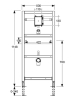 Инсталляция для писсуаров MEPA VariVIT 532010