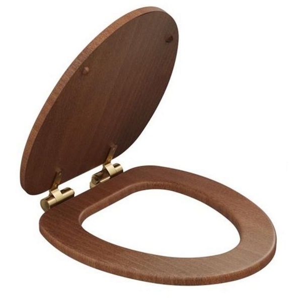Крышка-сиденье CAPRIGO Armonia KFm-AB-B041 с микролифтом, дерево, петли бронза