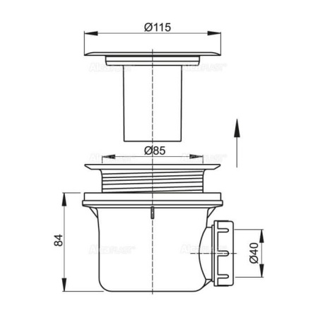 Сифон для душевого поддона RGW Velplex QYD-10 90