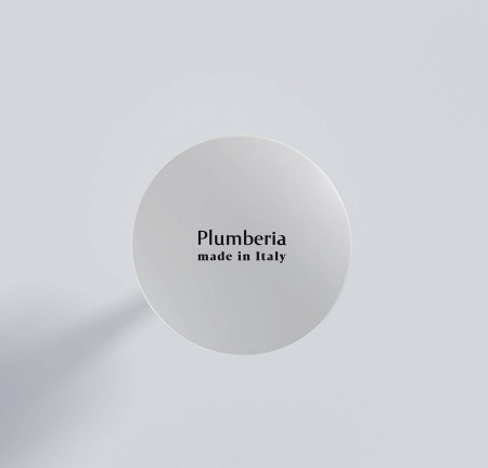 Донный клапан PLUMBERIA Up Cover BO белый матовый