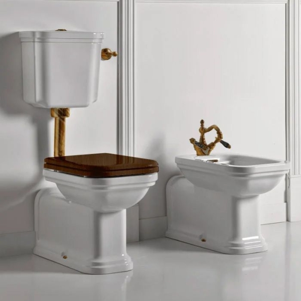 Крышка-сиденье KERASAN Waldorf 418640 орех глянцевый