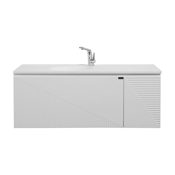 Тумба с раковиной BLACK&WHITE Universe 120 белая