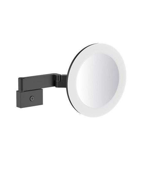 Зеркало косметическое TIMO Petruma 15276/00 Black matte с подсветкой