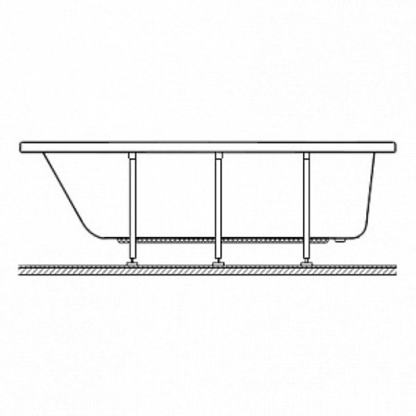 Комплект ножек и крепежей VITRA Neon 170х75