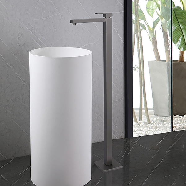 Смеситель для раковины ABBER Daheim AF8241NG nikel brush