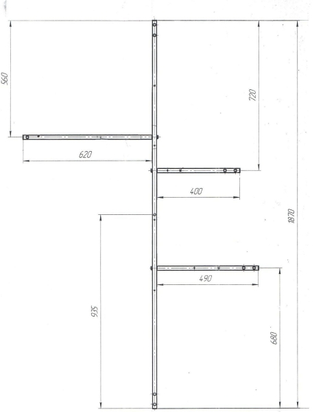 Каркас MARKA ONE Fina 170х105