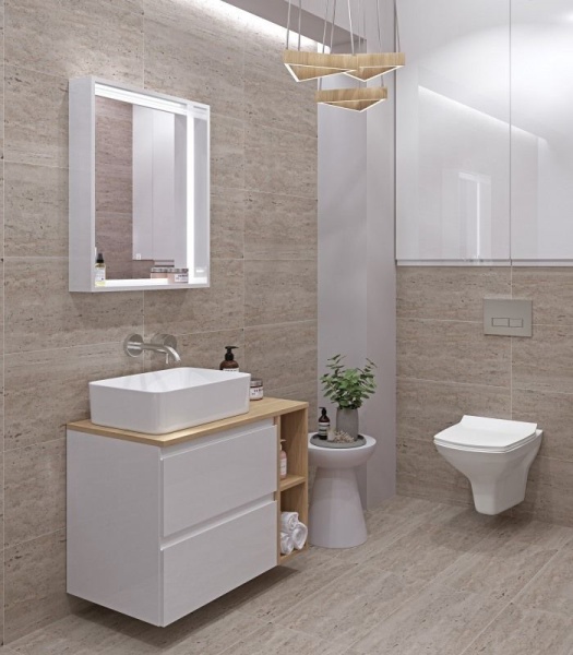 Столешница под раковину CERSANIT Moduo 120 дуб