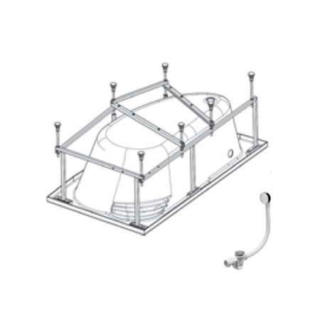 Монтажный комплект для ванн ROCA Hall Angular 150x100
