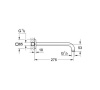 Душевой кронштейн GROHE Rainshower neutral 27488000
