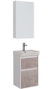 Комплект мебели LEMARK Combi 45 бетон/белый