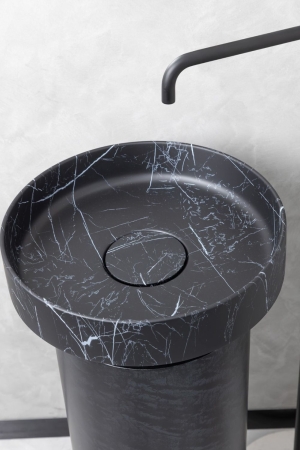 Пьедестал BOHEME Corian 801-Base-BWood Black Wood