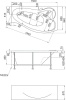 Панель фронтальная для ванн MARKA ONE Gracia 150x65 L