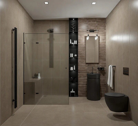 Sandstone Dark керамическая плитка матовая 31х63см Azori