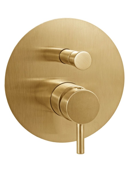 Душевой комплект PAFFONI Light KITLIG015HGSP071KING медовое золото брашированное