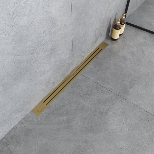Дренажный канал BOHEME Premium Trendy 80 Gold Matt